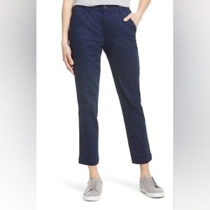 Wit & Wisdom Navy Blue Twill Pants Size 12 New Without Tags